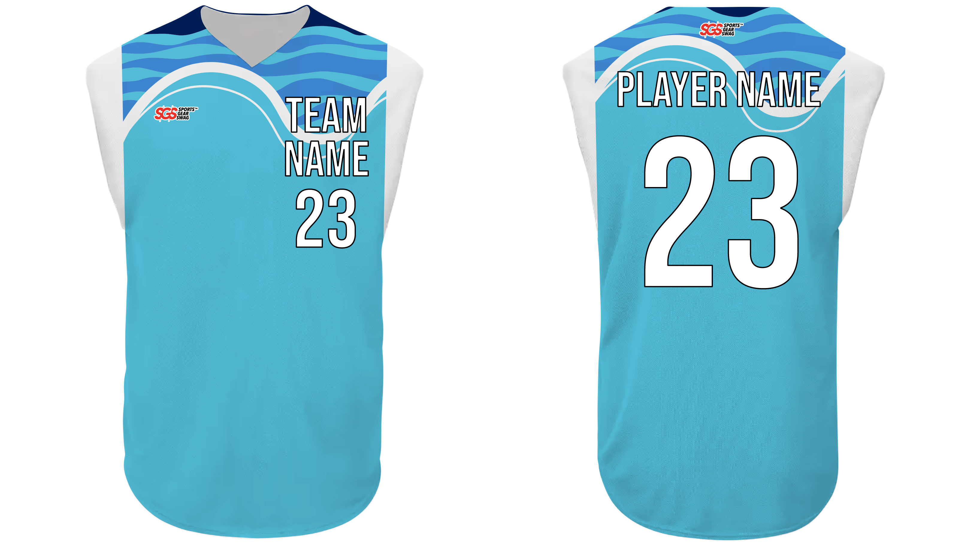 Custom  wave design adult youth unisex softball jersey - Jersey
