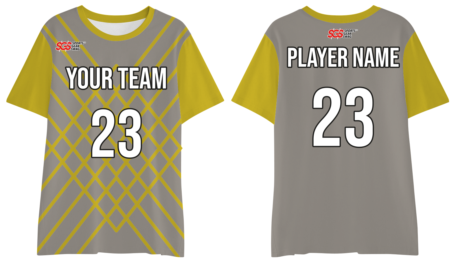 Custom moisture wicking crossed adult youth unisex shirt - Jersey