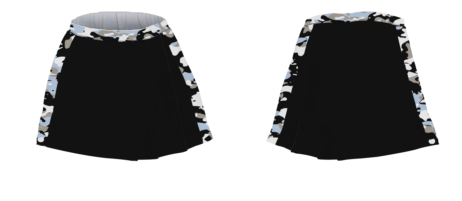 Custom semi pleated skirt dance uniform urban camo - Dance-skirts