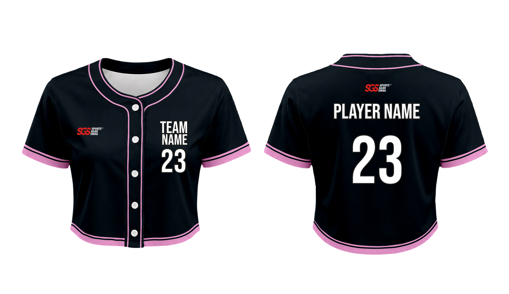 Custom signature cropped adult youth unisex baseball jersey - Cropped-baseball-jerseys