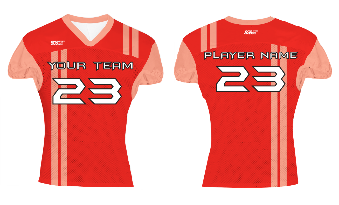 Custom classic solids adult youth unisex football jersey - Jersey