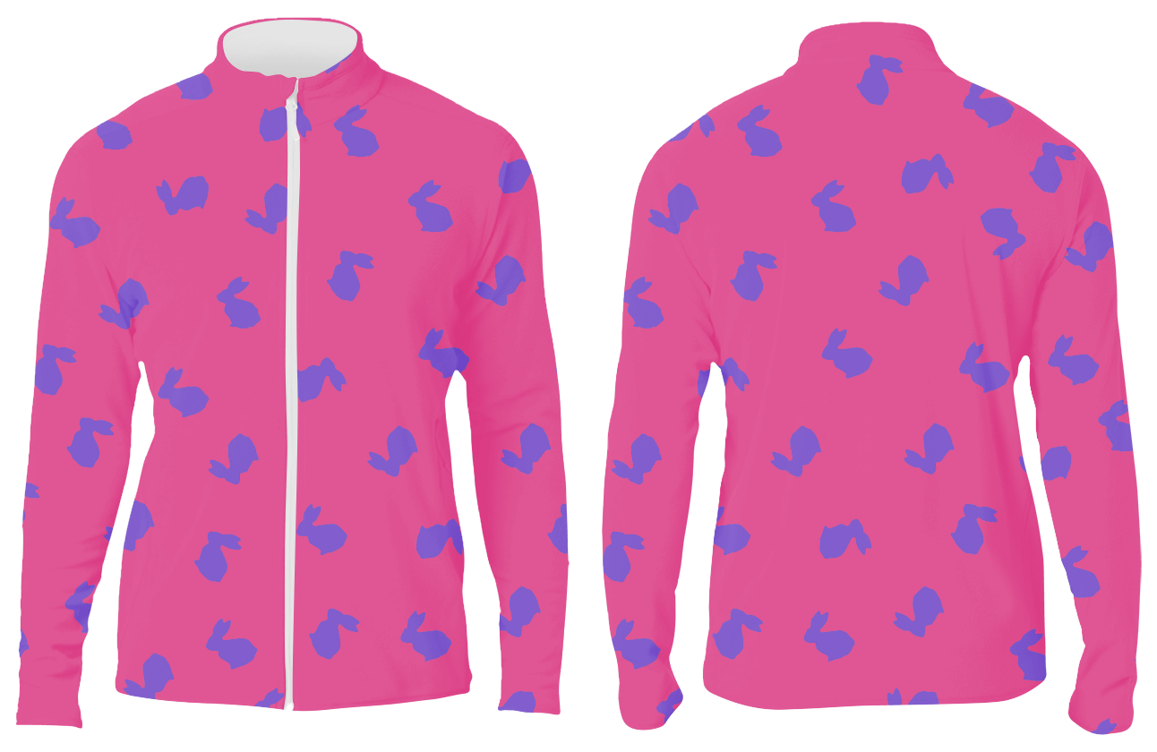 Custom rabbit animal long sleeve adult youth unisex full zip jacket - Shirt-long-sleeve