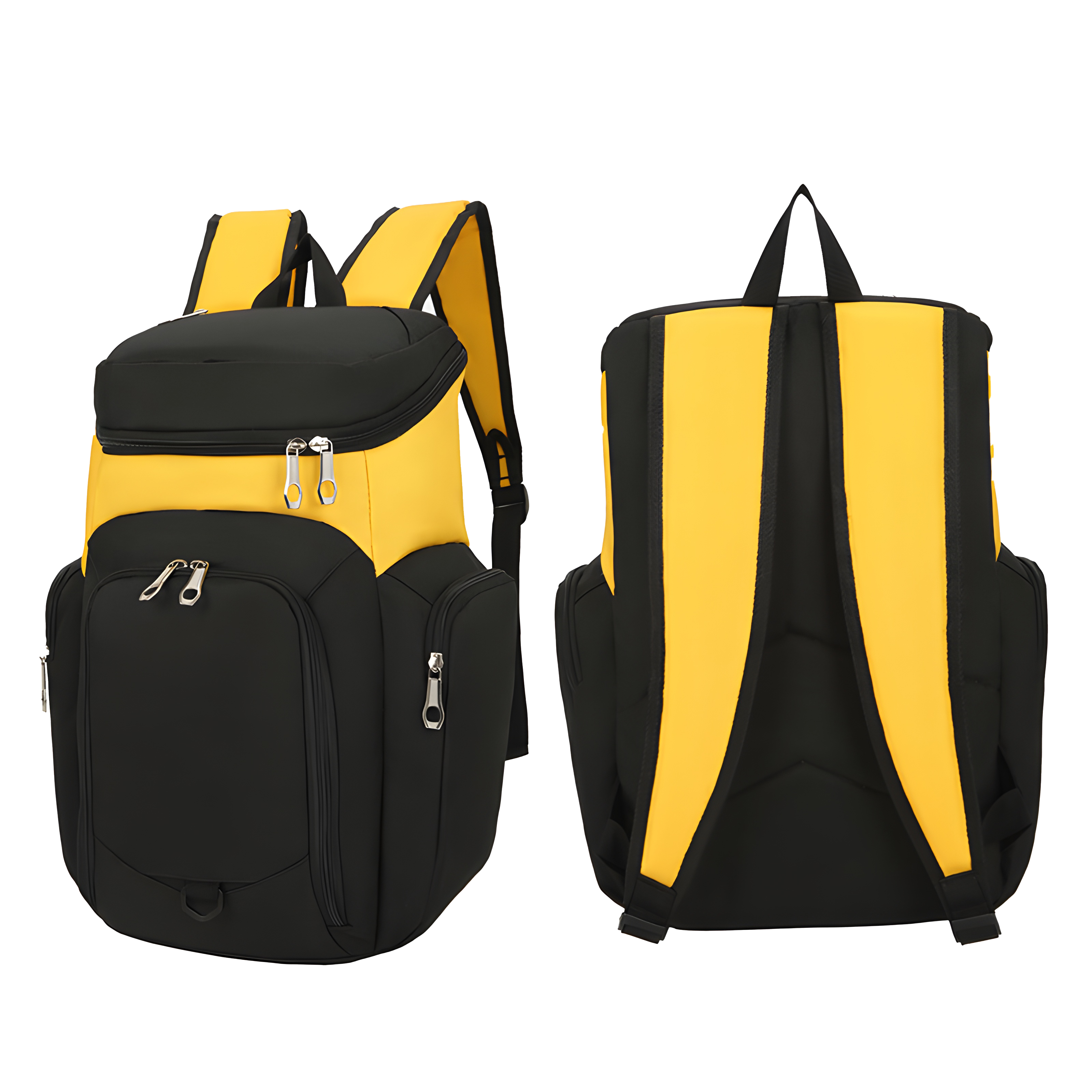 Black & yellow backpacks - Backpacks