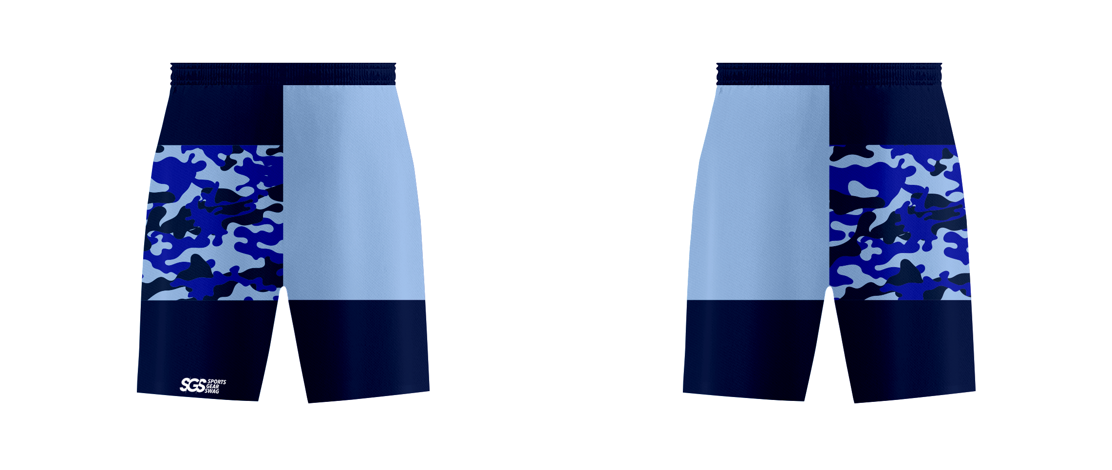 Custom circle camo adult youth unisex cheerleading shorts - Cheerleading-shorts