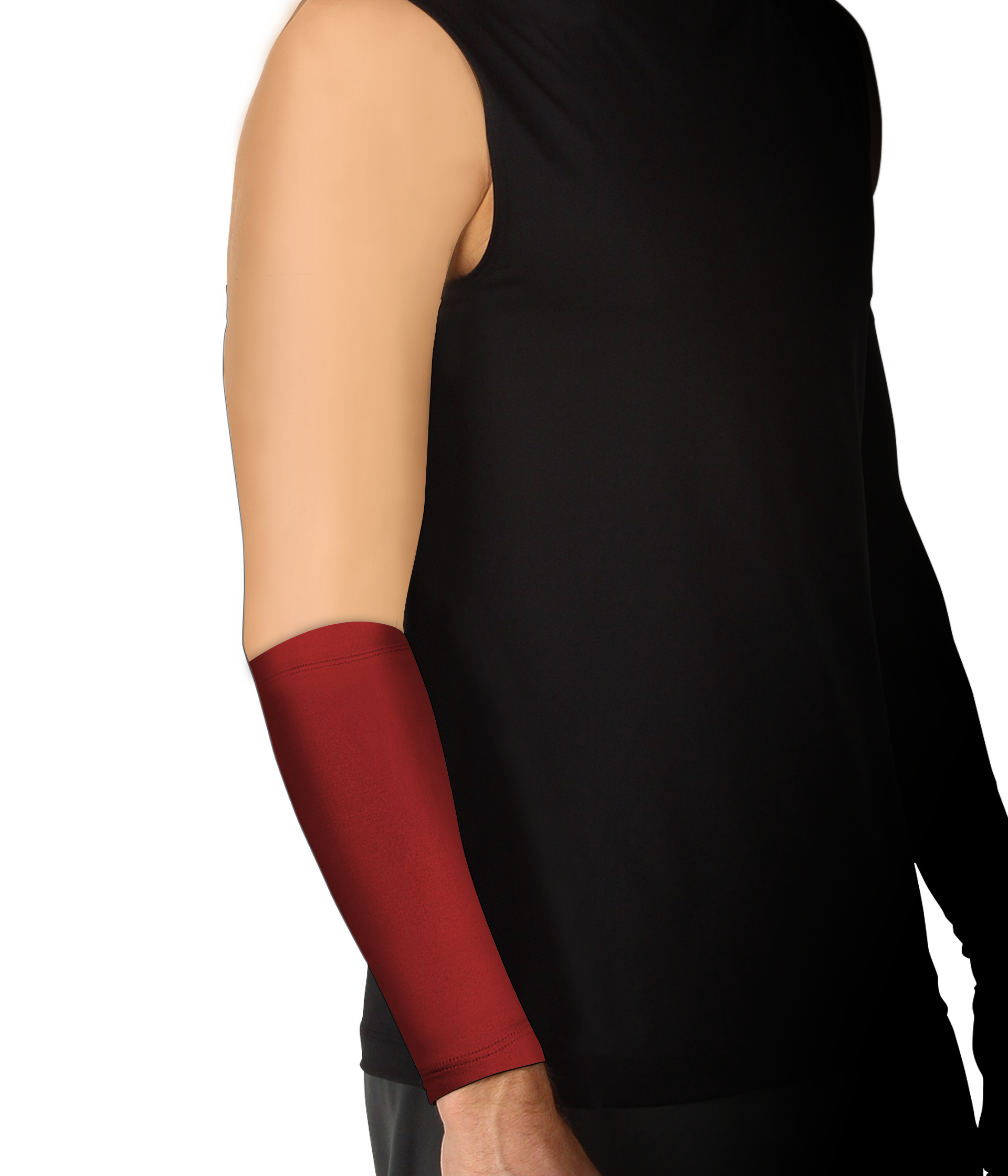 Custom solid adult youth unisex forearm sleeve - Arm-sleeve