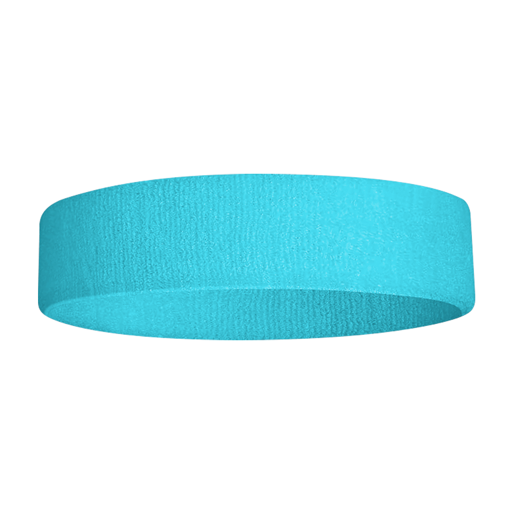 Custom adult youth unisex sky blue headband - Head-band