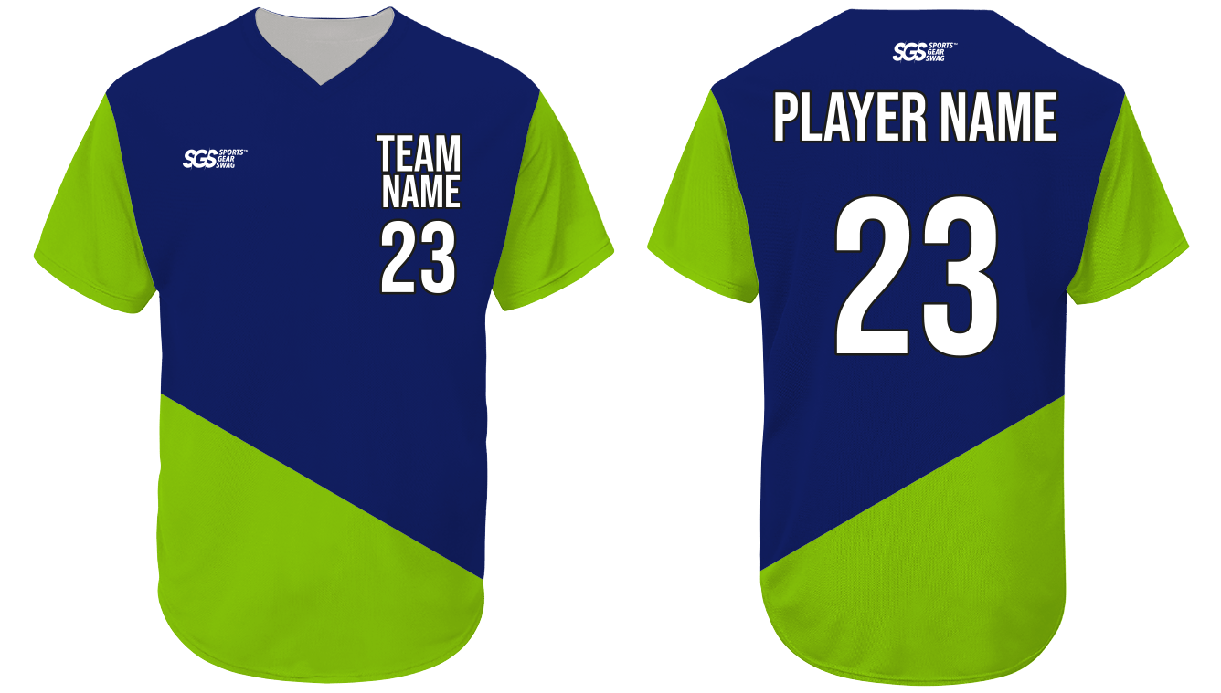 Custom basic short sleeve solids adult youth unisex baseball jersey - Jersey