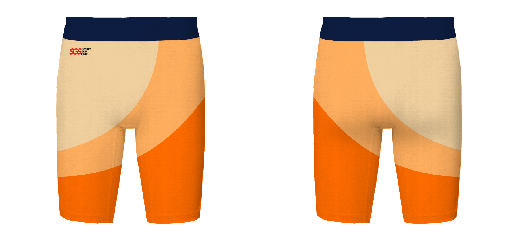 Custom cycling shorts adult youth unisex colorful symmetry - Short