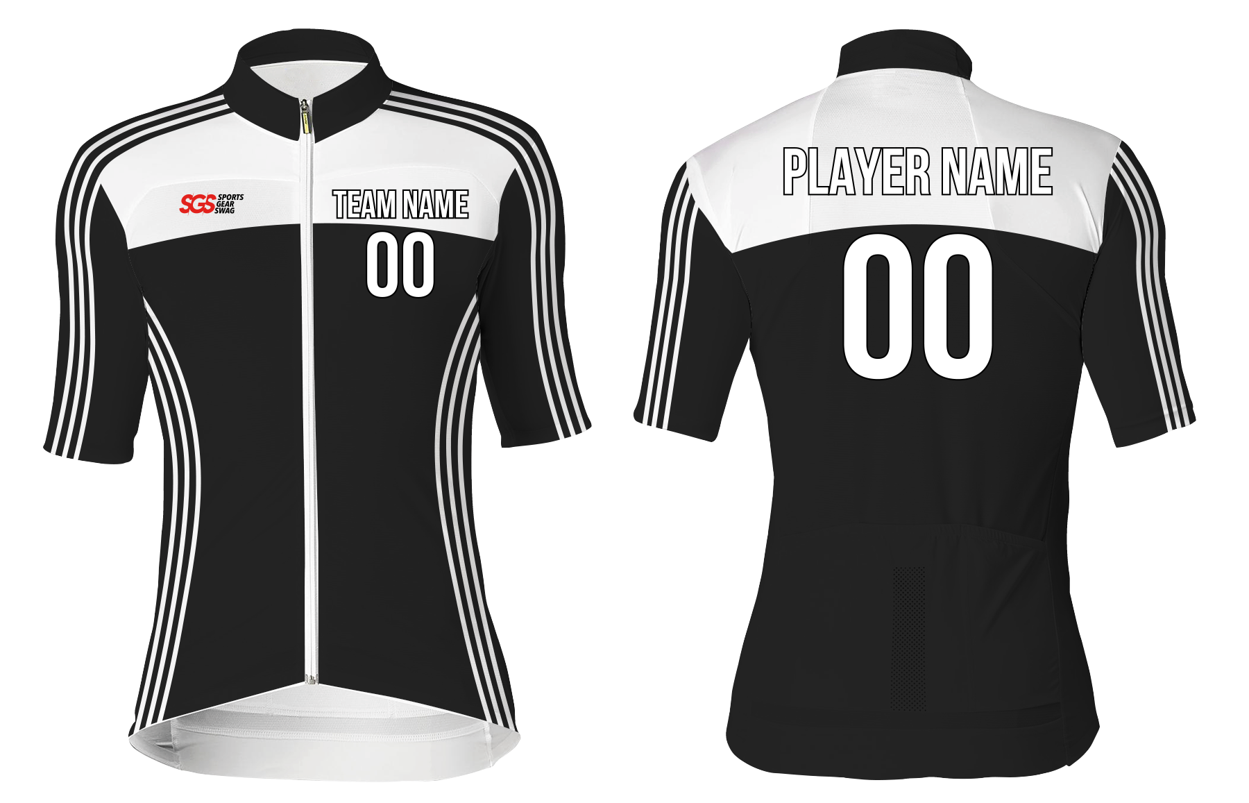 Custom cycling short sleeve adult youth unisex surge streamline - Jersey