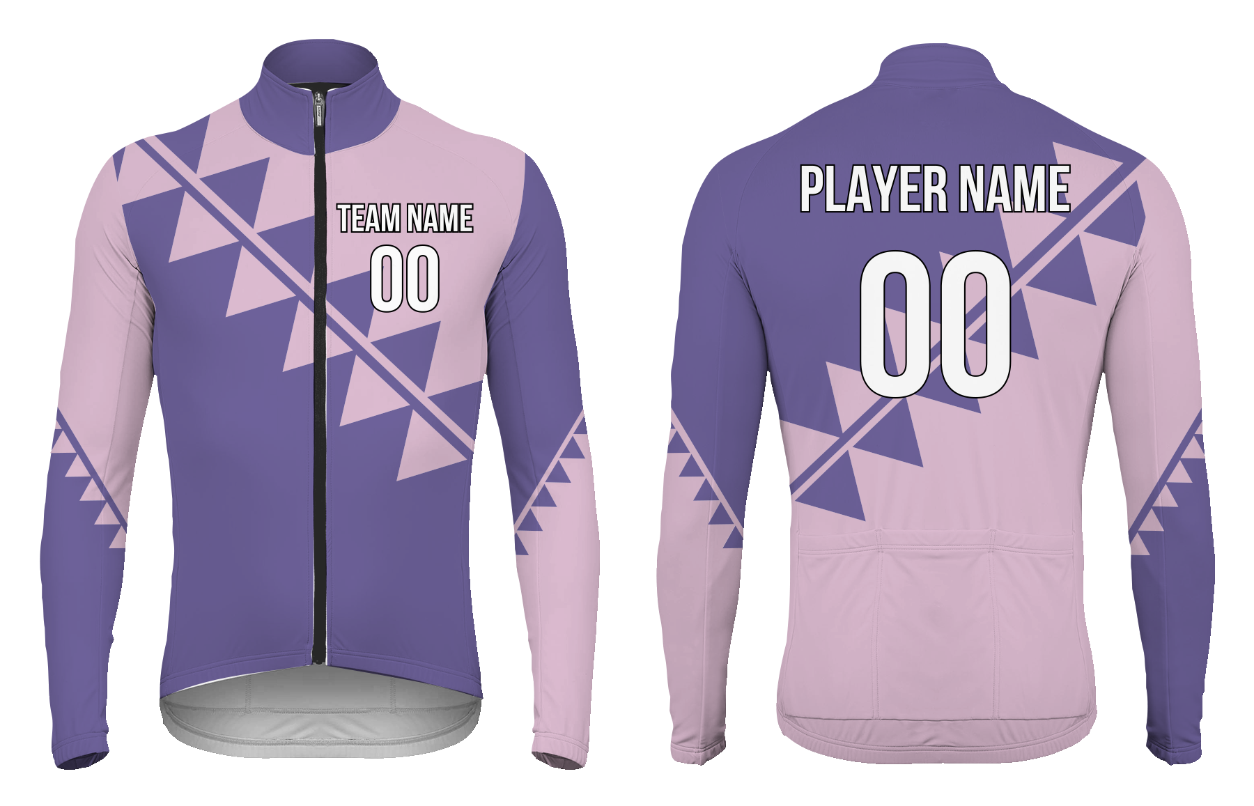 Custom fashionate adult youth unisex cycling long sleeve - Jersey
