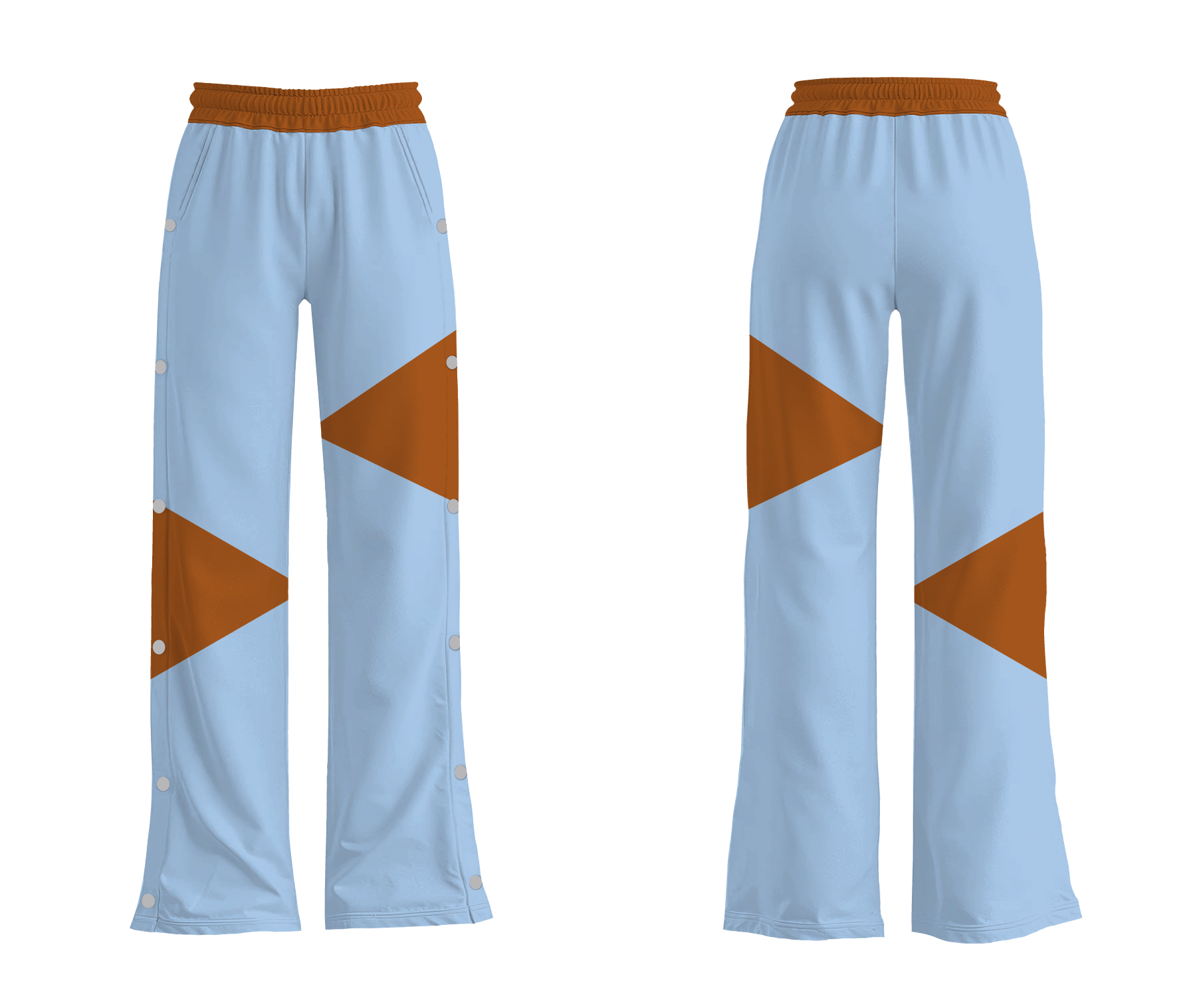 Custom breakaway wide leg pants adult youth unisex premium quality - Wide-leg-pants