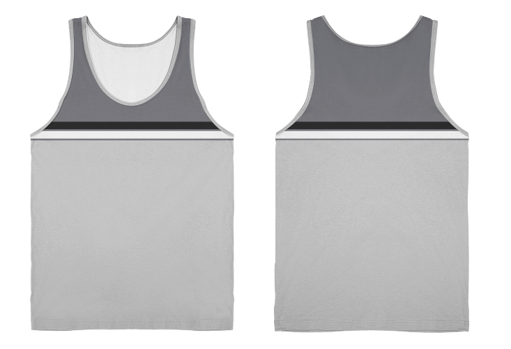 Custom horizontal stripe everyday adult youth unisex tank top - Tank-top