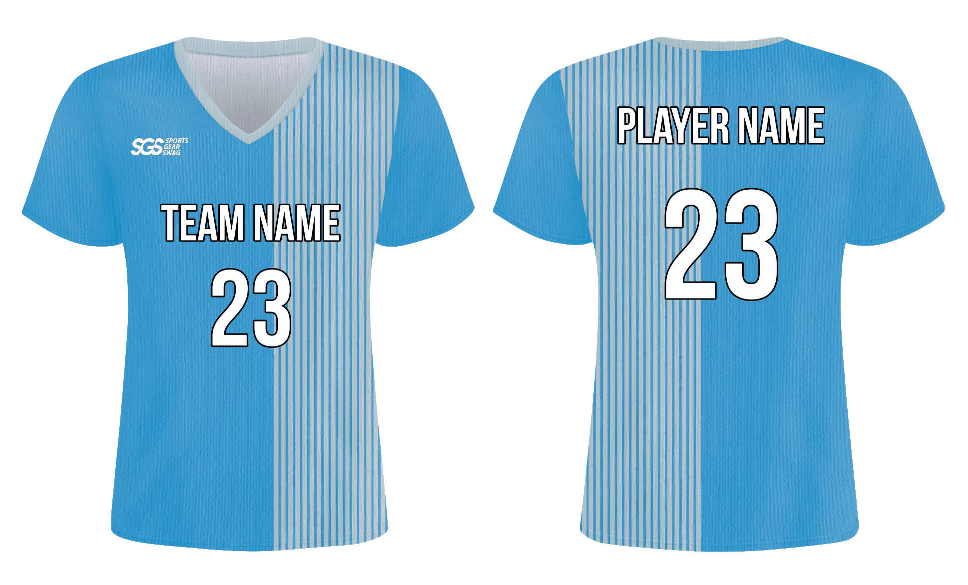 Custom half shirt lines adult youth soccer jersey - Jersey