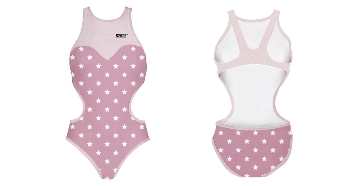 Custom youth open cut bathing suit stardust splash - Swimming-bathing-suits