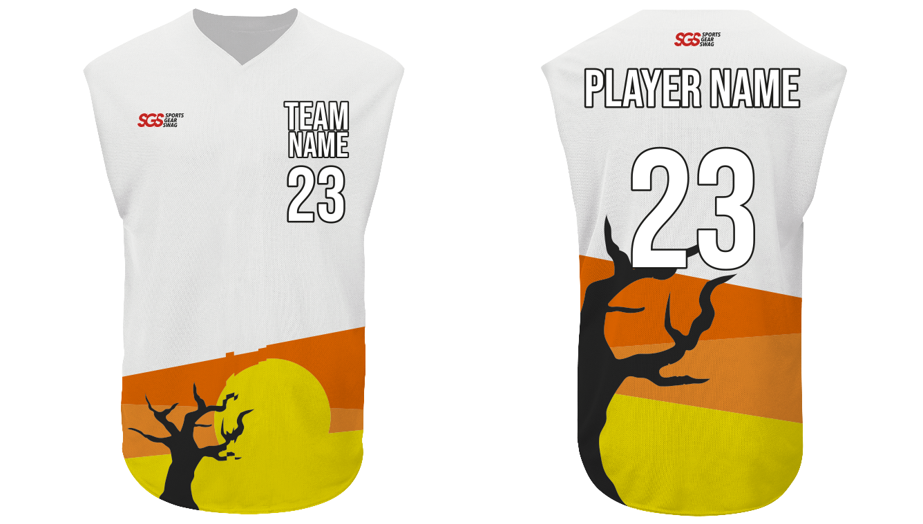 Custom tree root design adult youth unisex sleeveless baseball jersey - Jersey