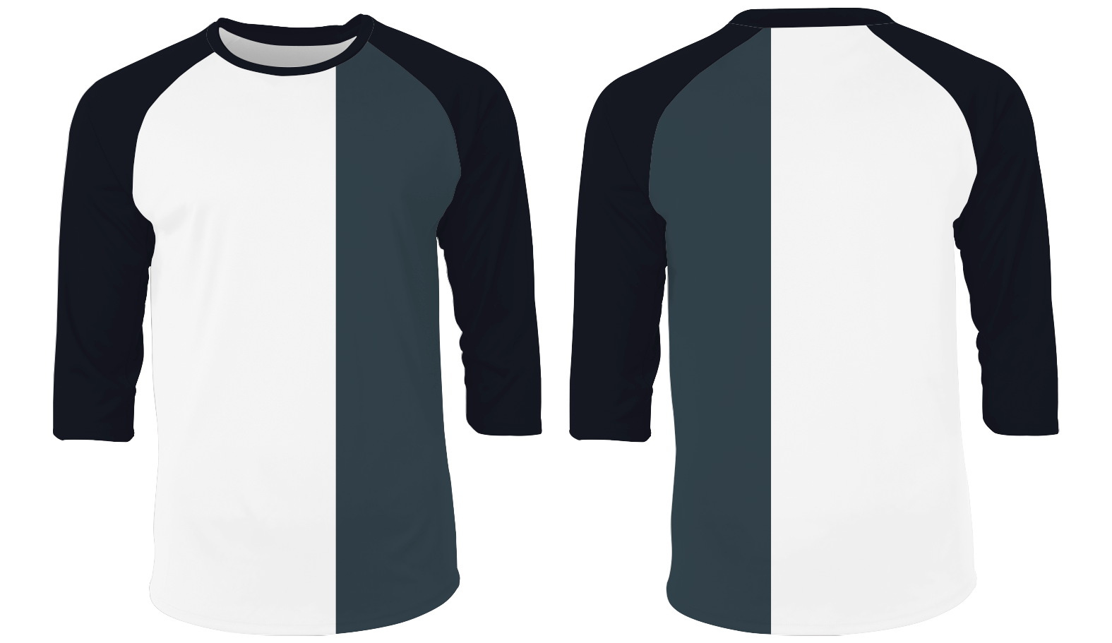 Custom sleek line 3/4 sleeve shirt - Shirt-3-4-sleeve