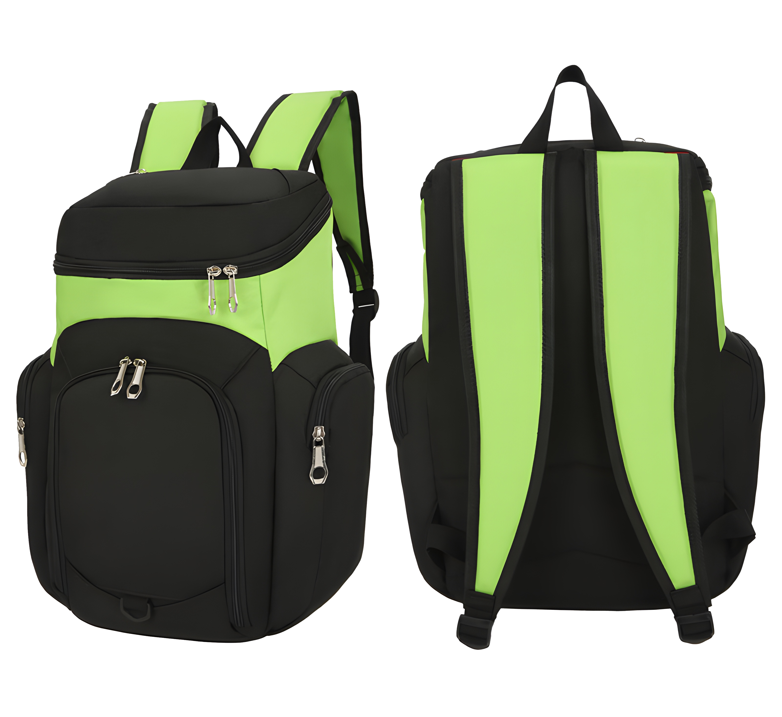Black & green backpacks - Backpacks
