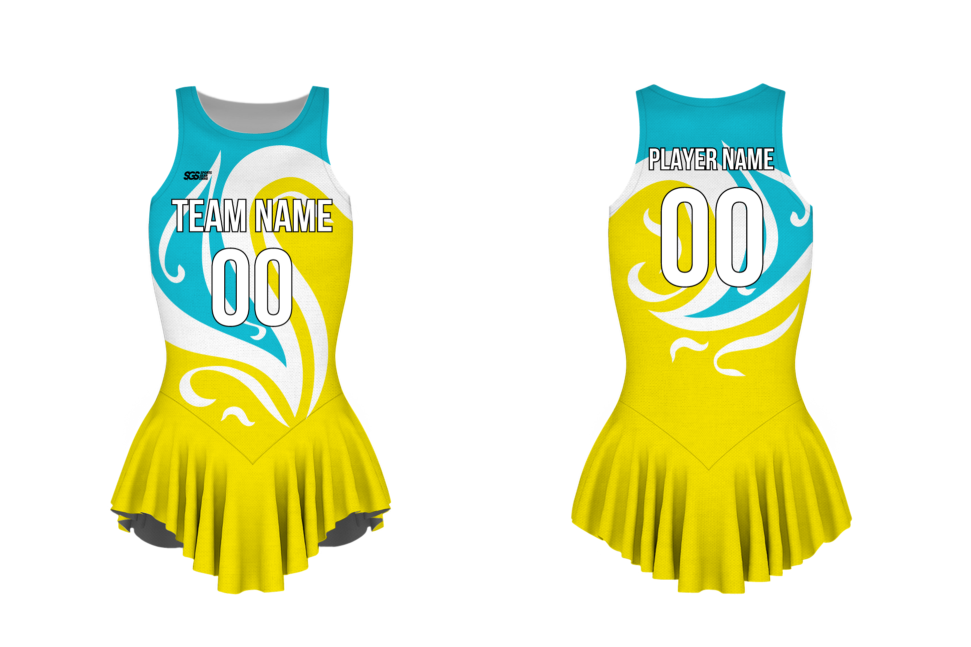 Custom figure skating sleeveless one piece uniform charming twilight dult youth pleated skirt - Figure-skating-one-piece-uniforms