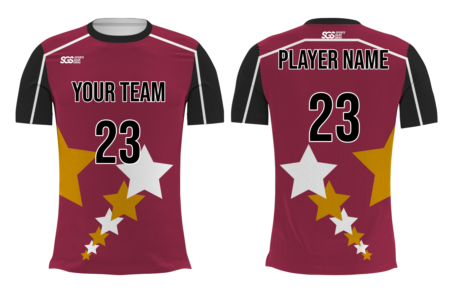 Custom falling stars adult youth volleyball unisex jersey - Jersey