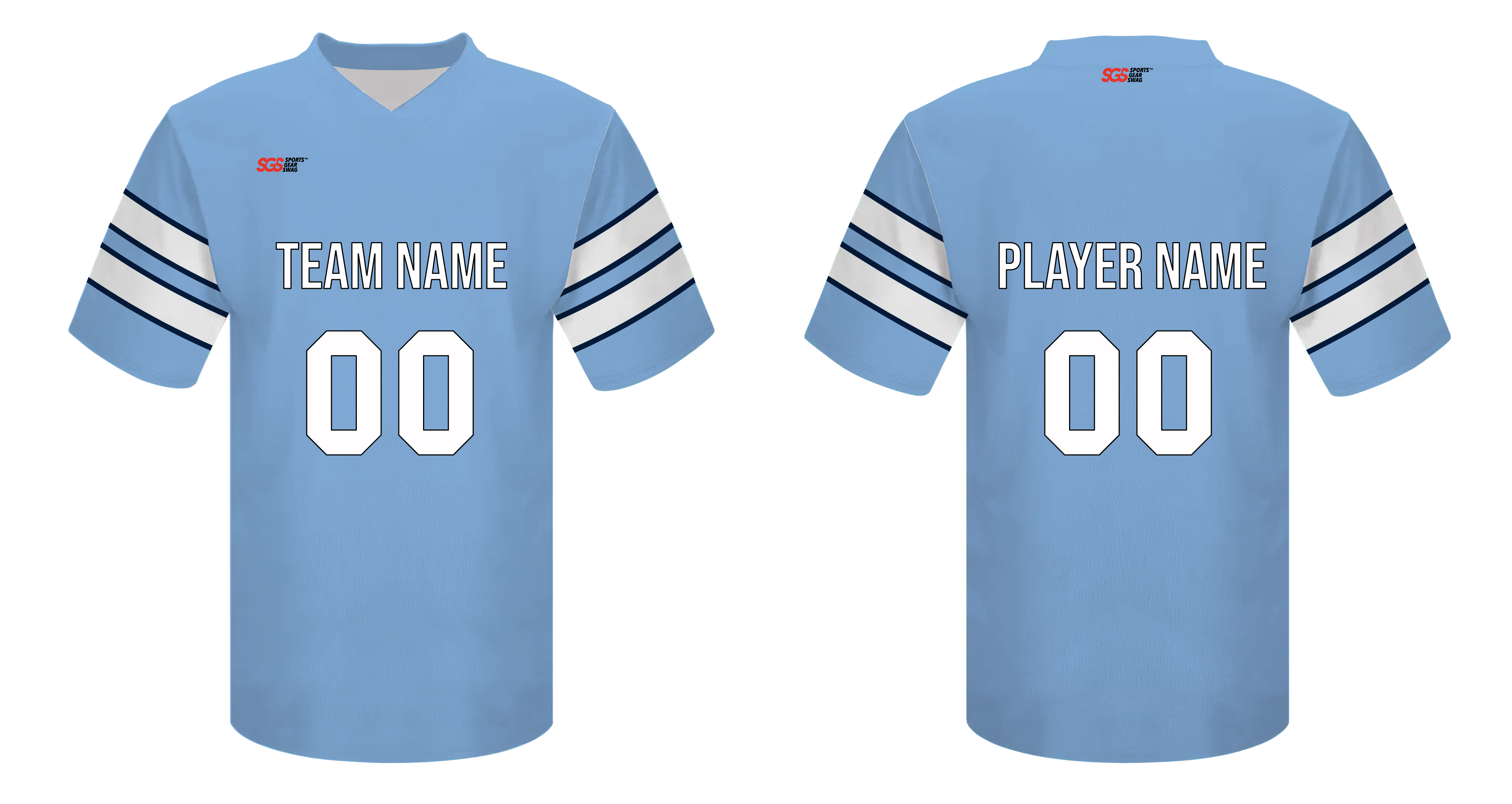 Custom football jersey adult youth unisex pale powdery - Jersey