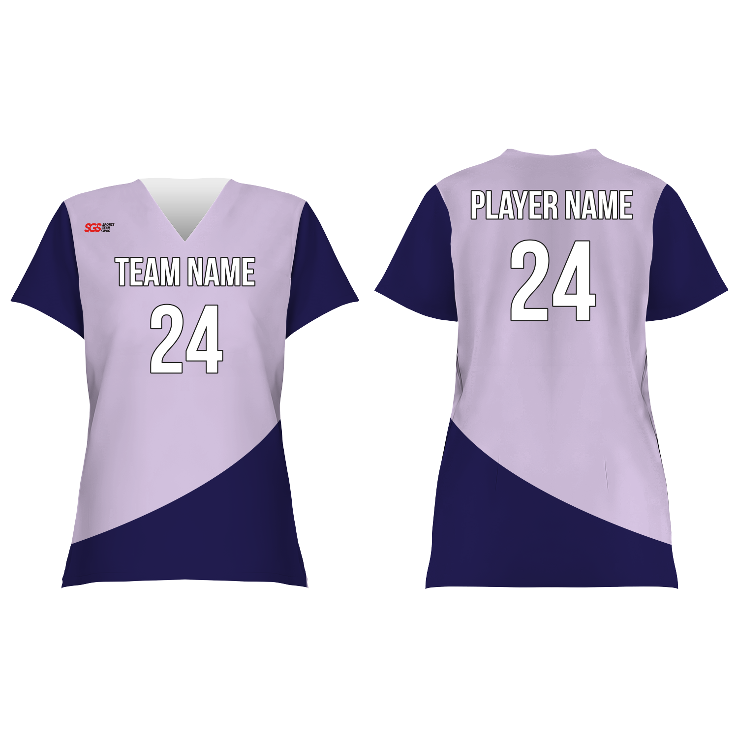 Custom women short sleeve scrubs top cobalt mist - Scrub-tops