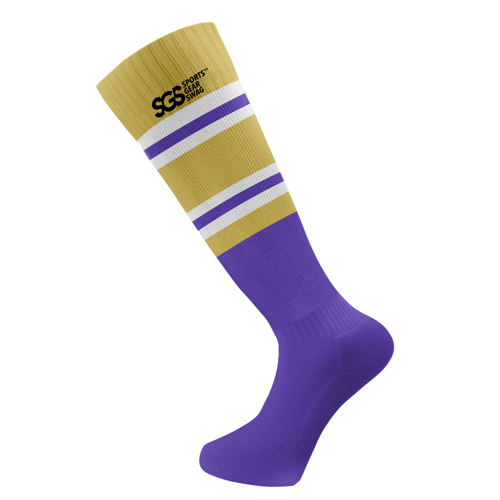 Custom softball full calf socks adult youth unisex moisture-wicking - Socks
