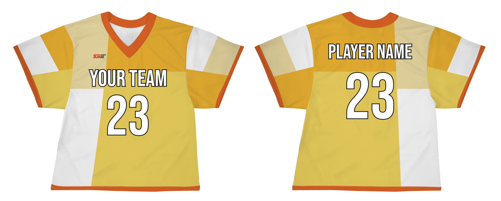 Custom solid patches adult youth unisex lacrosse jerseys - reversible uniform - Jersey