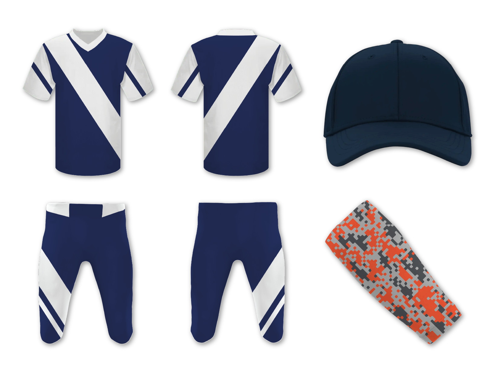 Custom  fantastic solids design adult youth unisex football long jersey - Jersey
