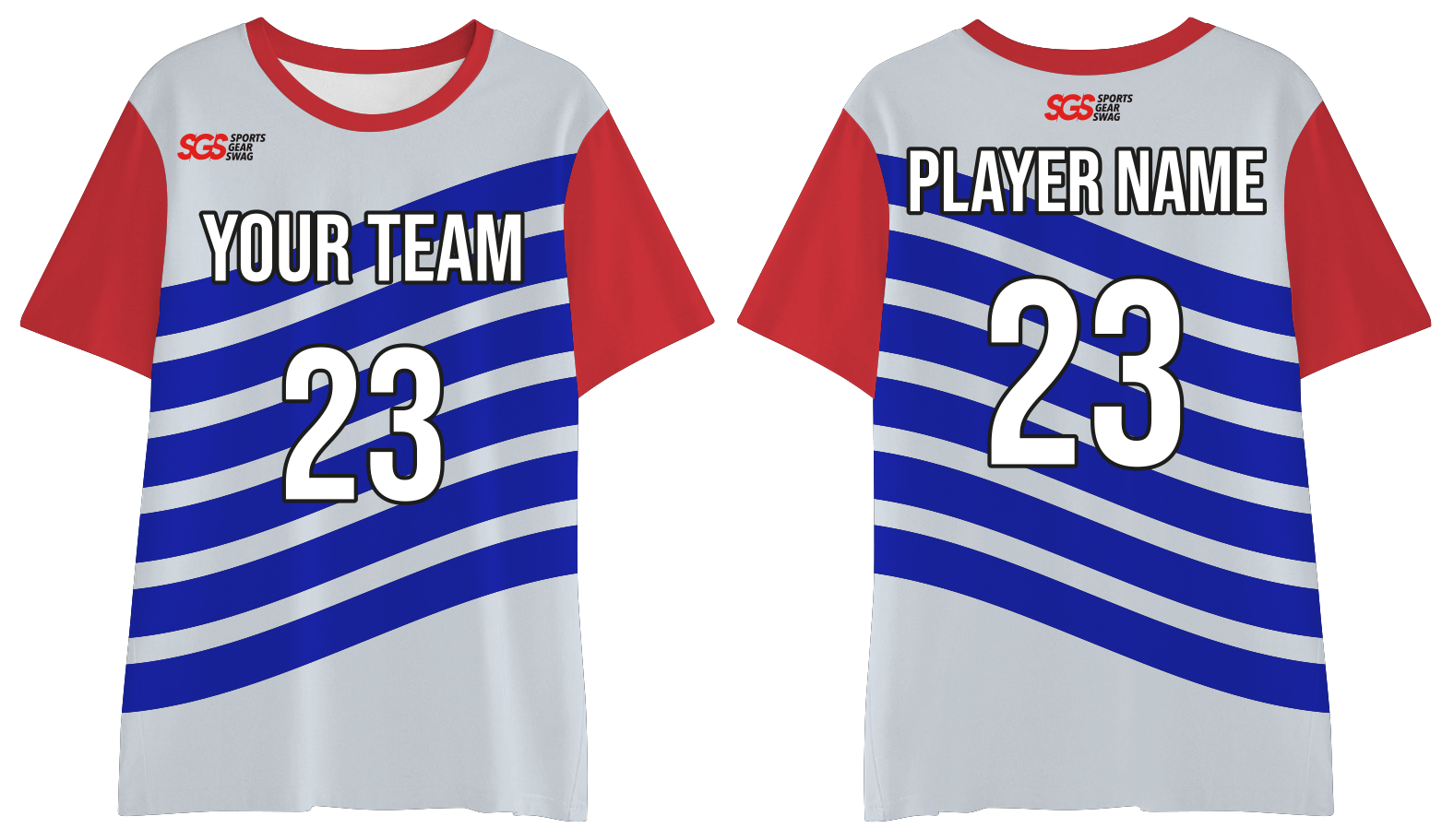 Custom moisture-wicking  waved adult youth unisex shirt - Jersey