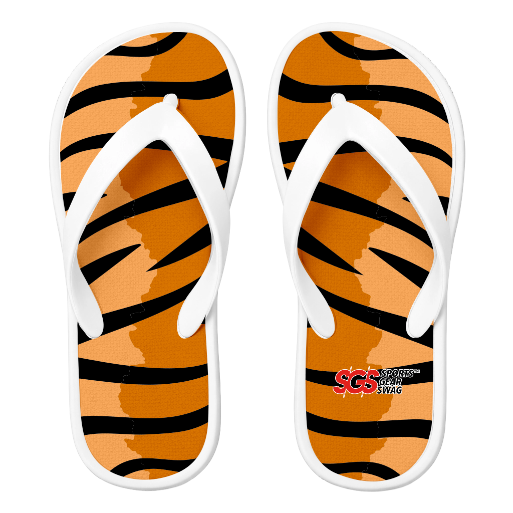 Custom flip flops white roamer - Flip-flops
