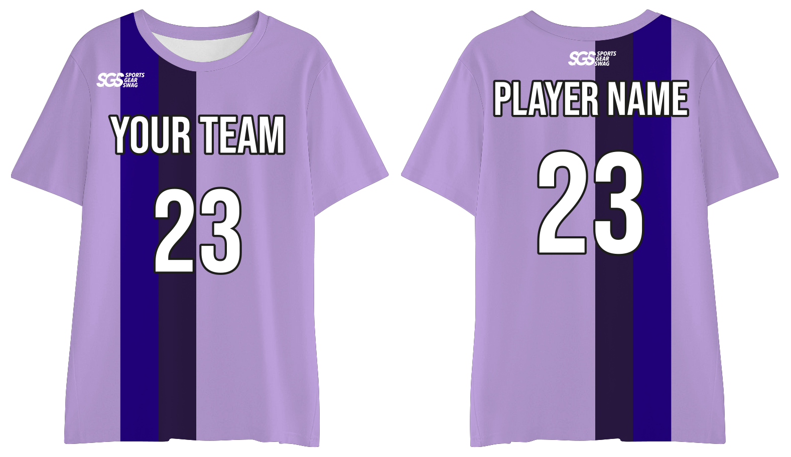 Custom moisture wicking tricolor adult youth unisex shirt - Jersey