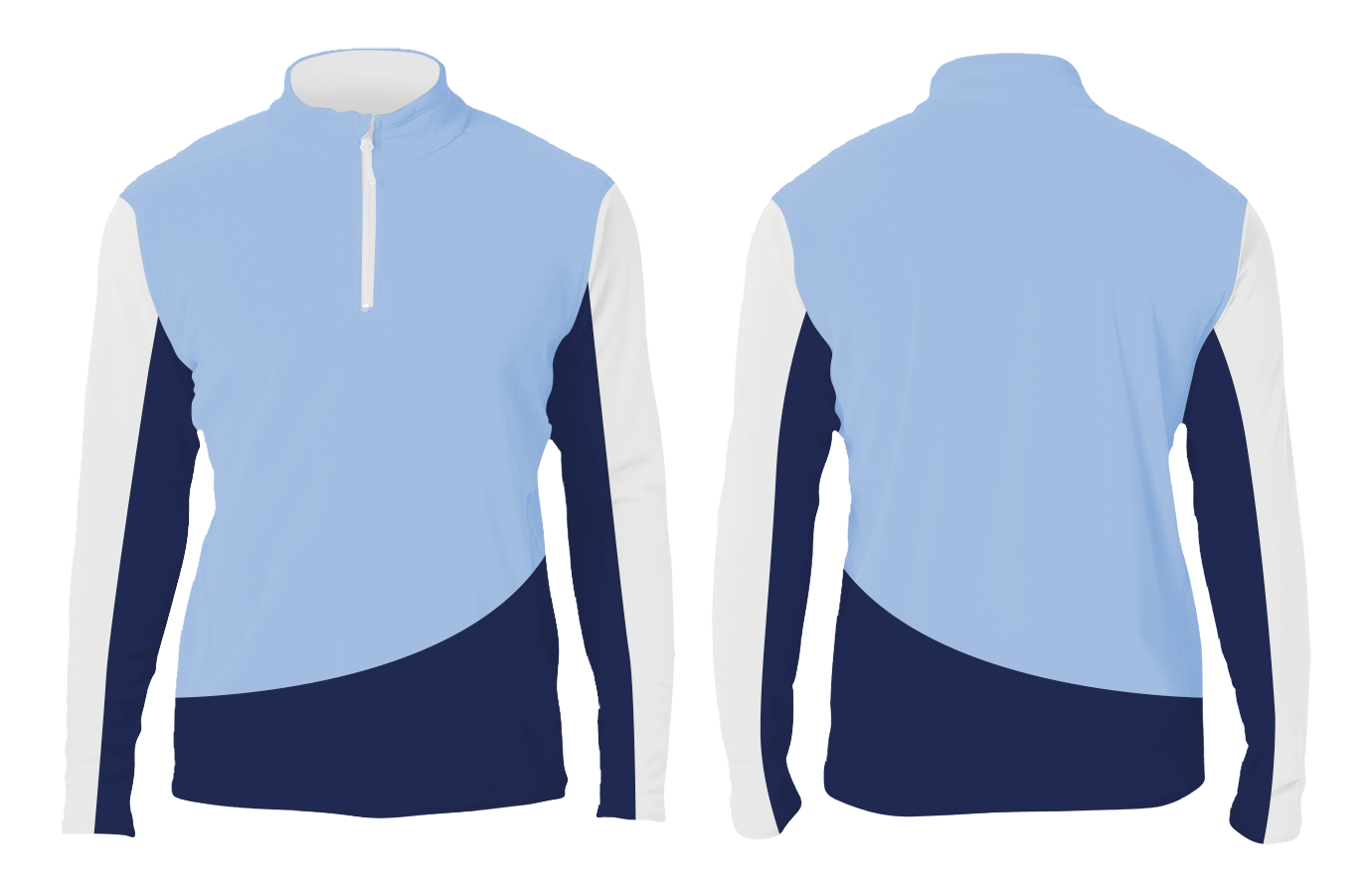 Custom curve lifestyle quarter-zip adult youth unisex jacket - Jacket