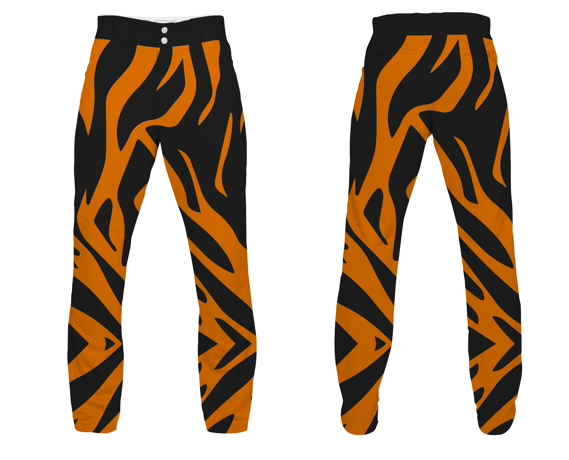 Custom tiger animal adult youth unisex softball pants - Softball-pants