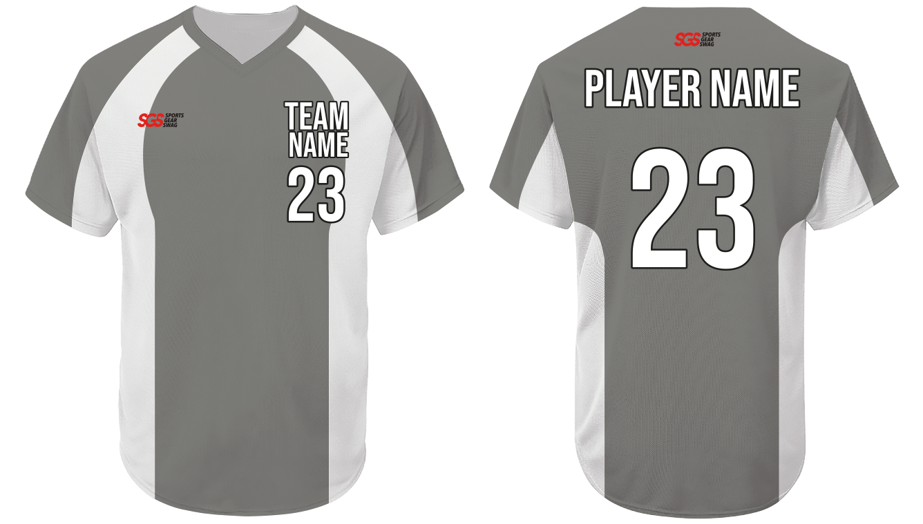 Custom shoulder sides stripe adult youth unisex baseball jersey - Jersey