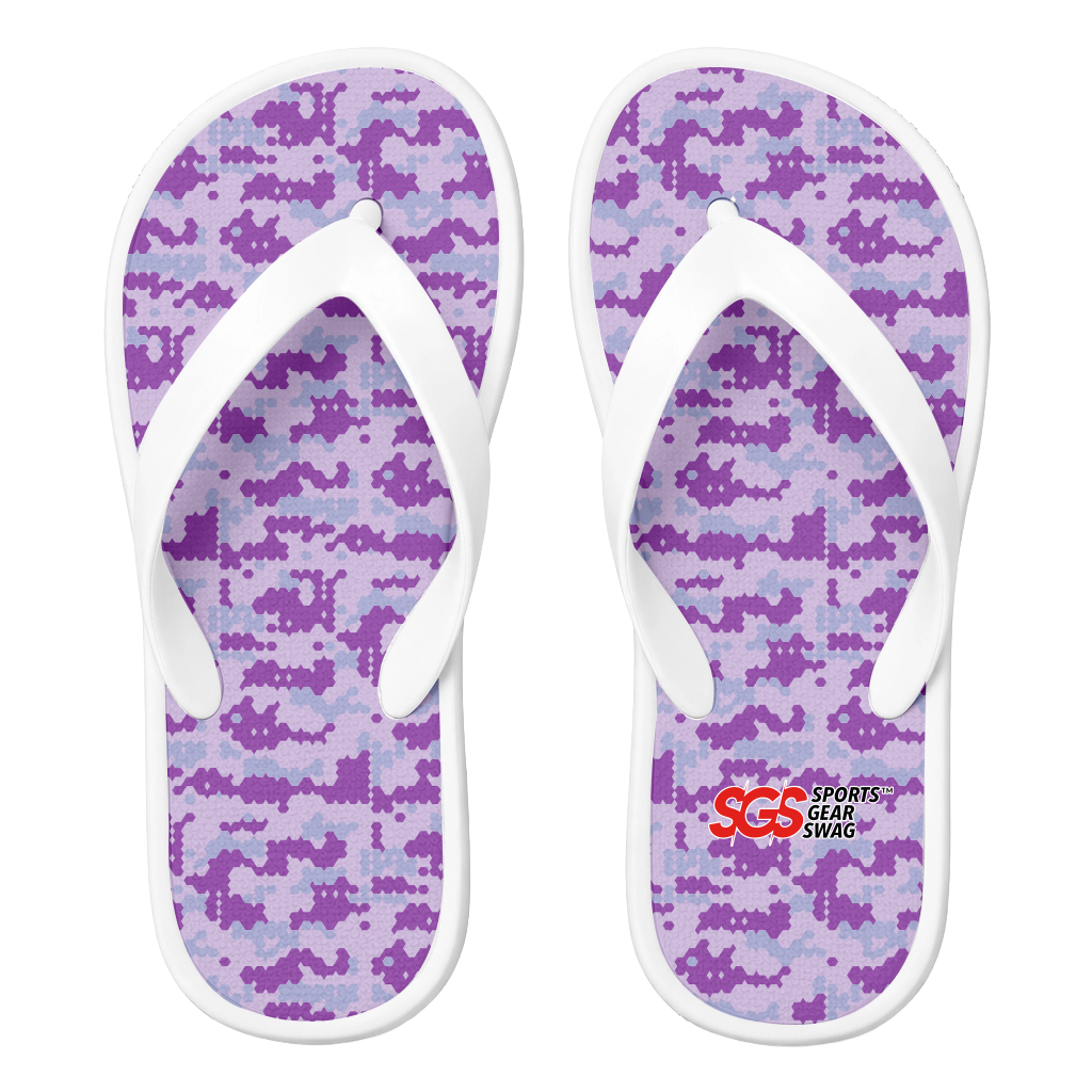 Custom flip flops white trek - Flip-flops