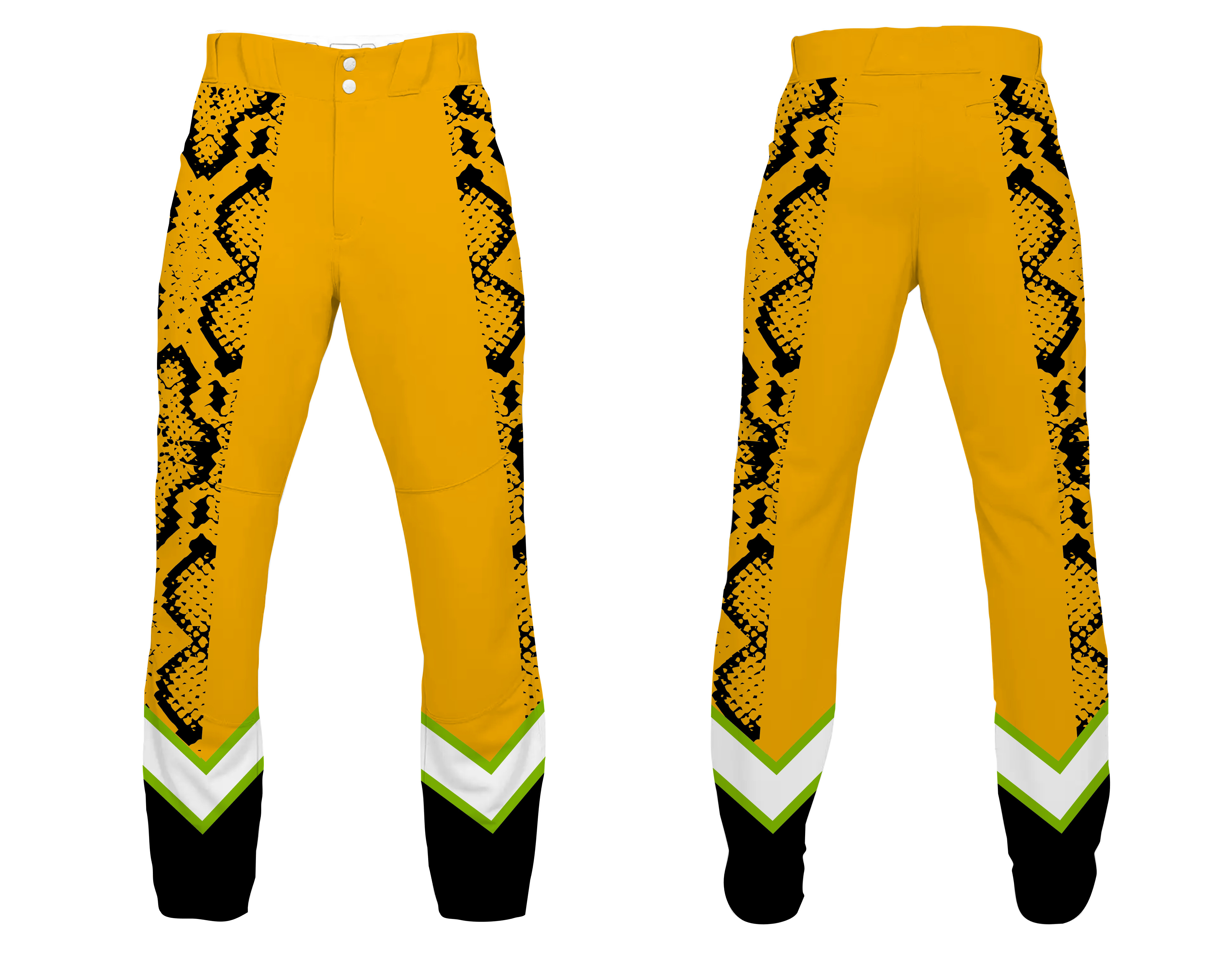 Custom snake skin animal adult youth unisex softball pants - Softball-pants