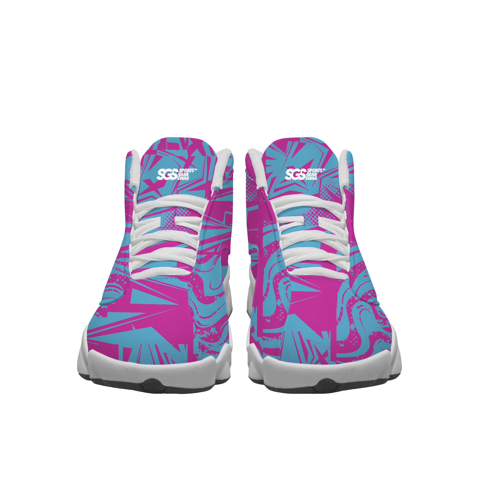 Custom basketball shoes white hoop pulse - Basketball-shoes