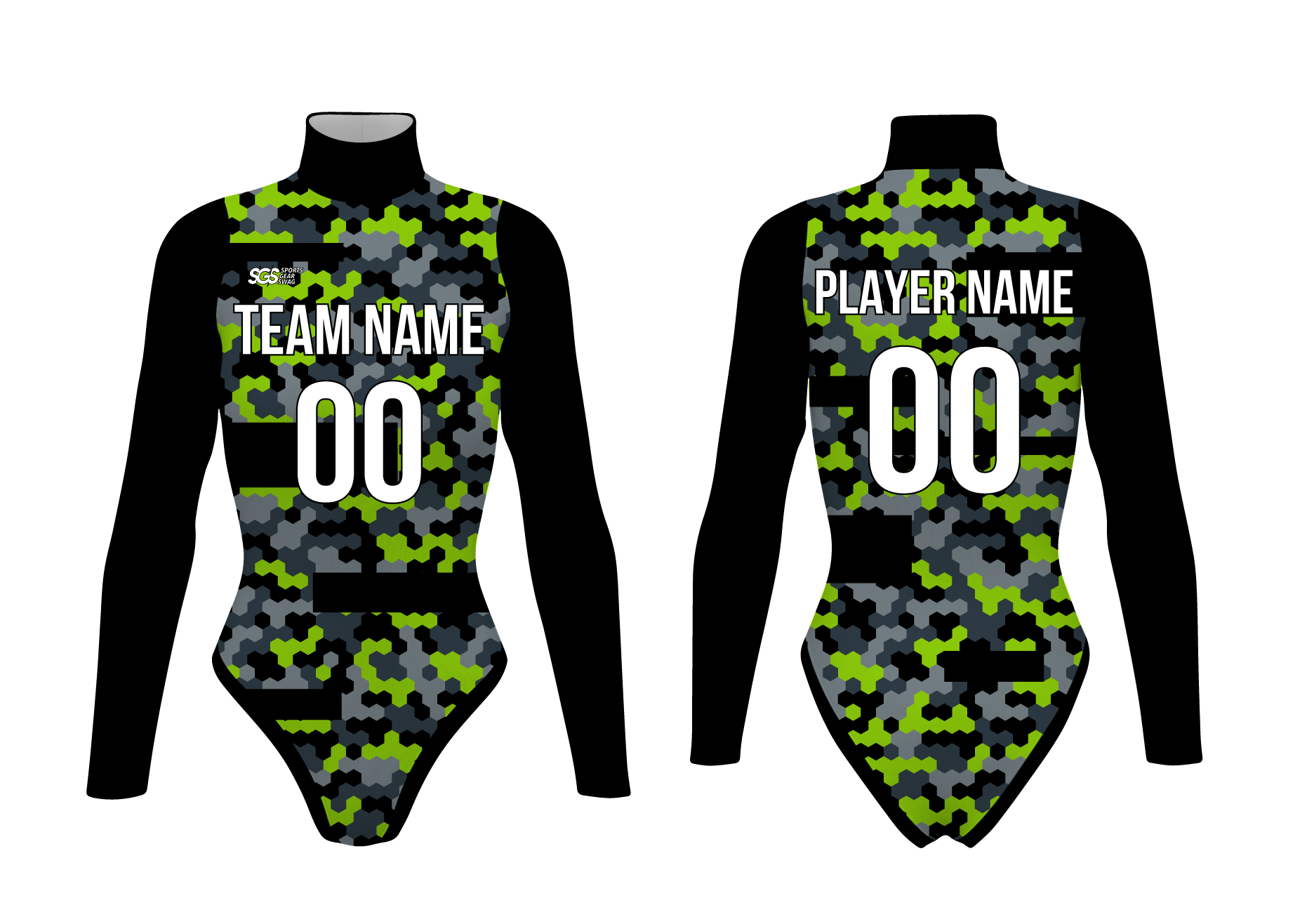 Custom cheerleading bodysuit adult youth camohex cheerforce - Cheerleading-bodysuits