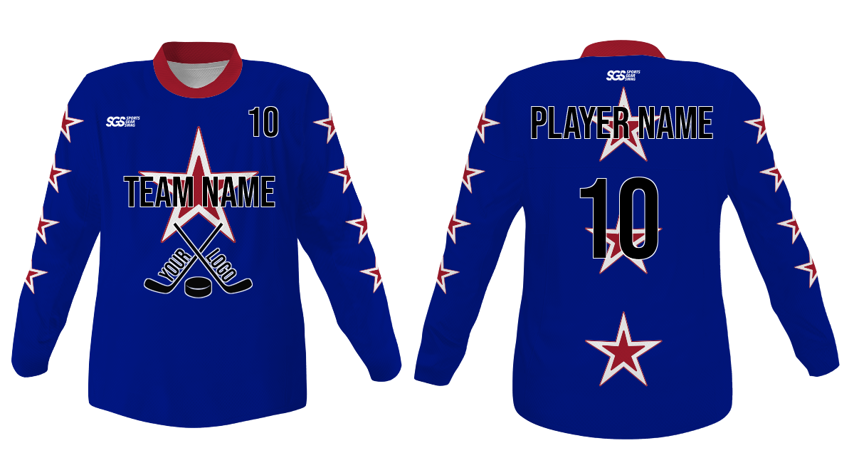 Custom lovely star youth unisex hockey jersey - Jersey