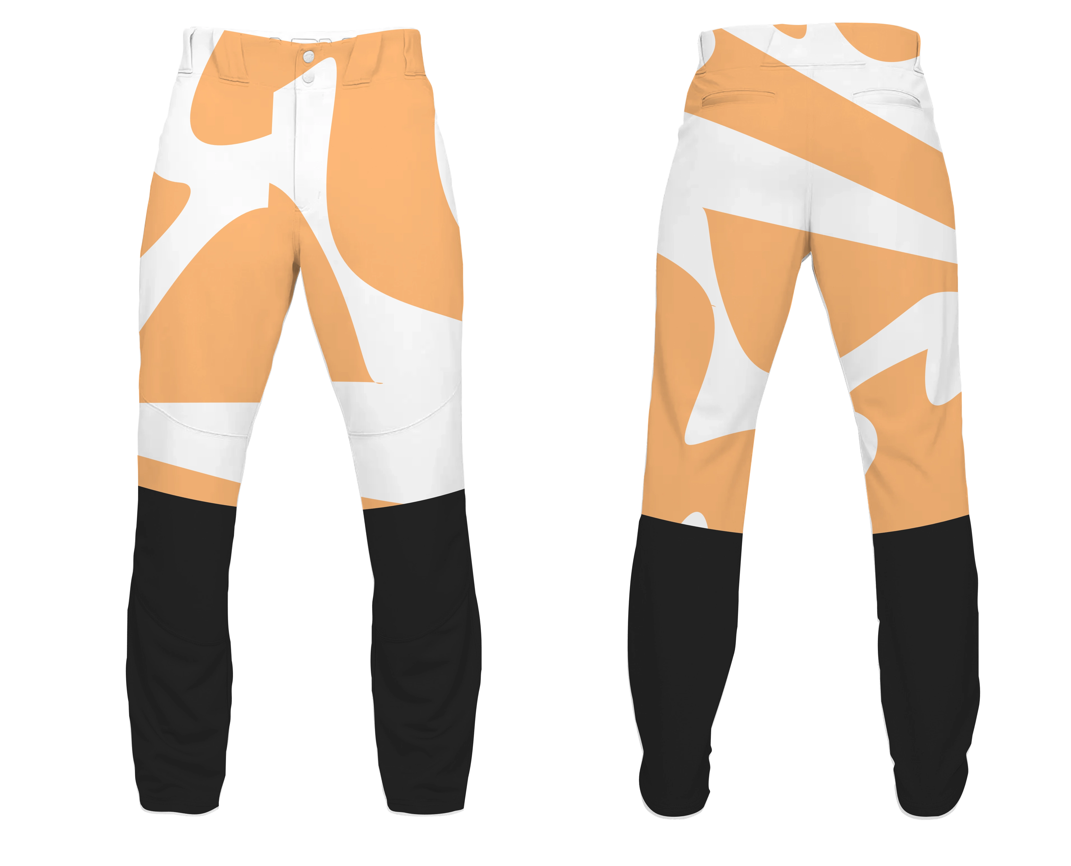 Custom tail abstract  adult youth unisex softball pants - Softball-pants
