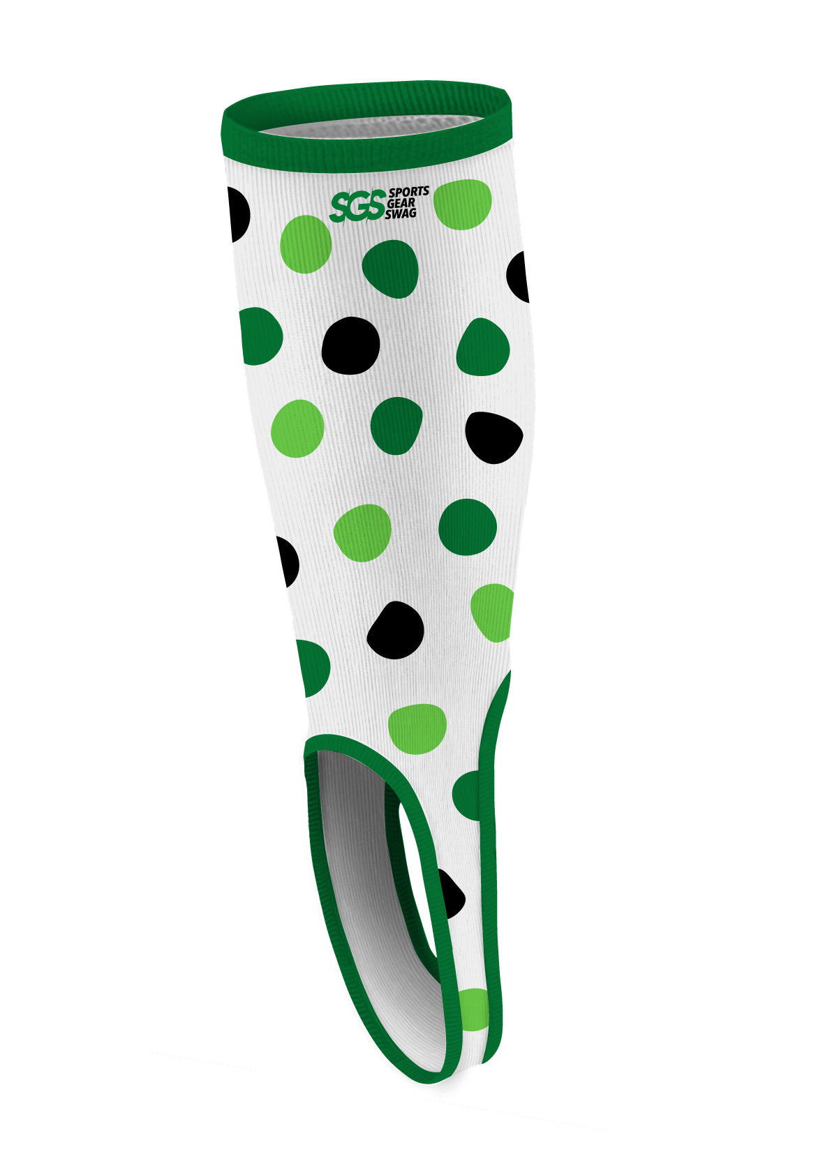 Custom softball stirrups adult youth unisex olive dots - Softball-stirrups