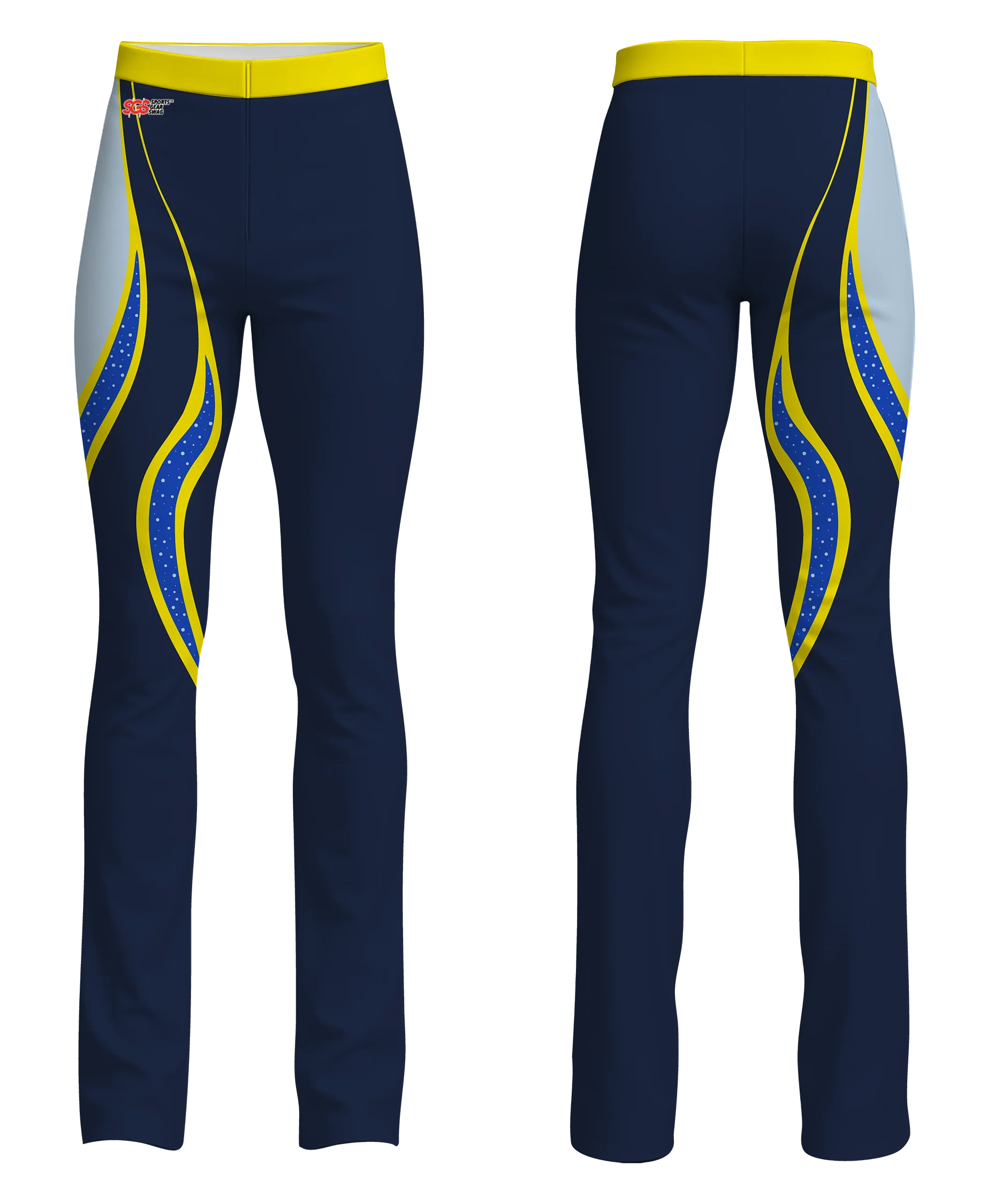 Custom figure skating pants adult youth unisex elegant flow - Figure-skating-pants