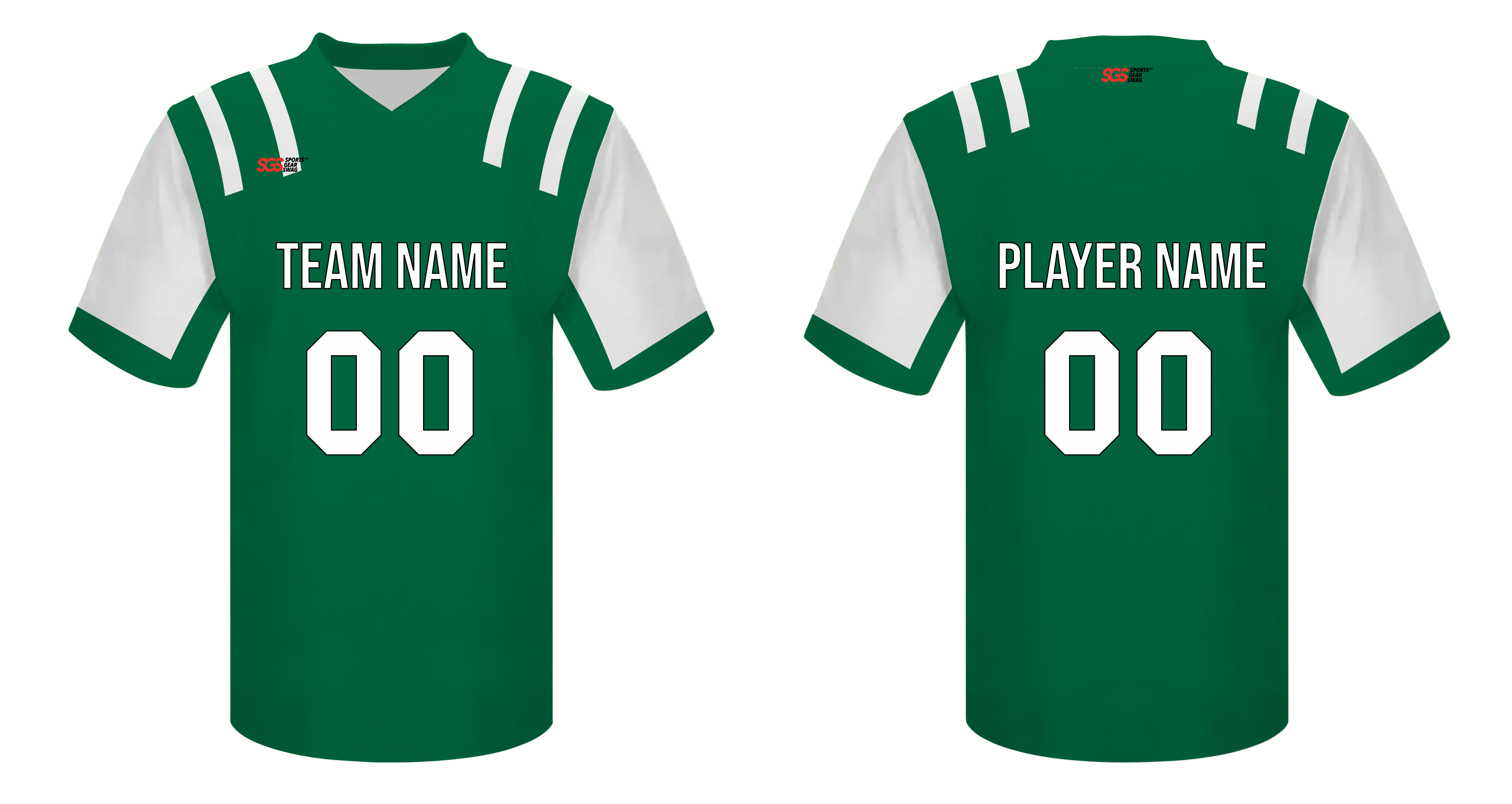 Custom majestic shoulder stripes adult youth unisex football jersey - Jersey