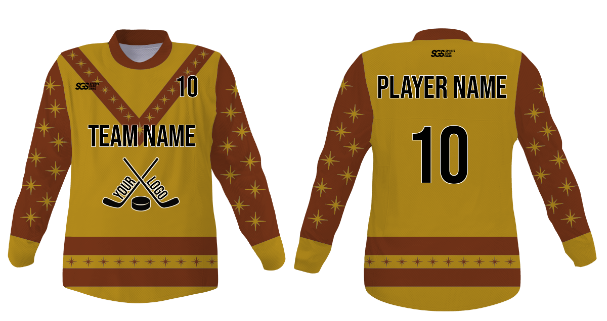 Custom fine star youth unisex hockey jersey - Jersey
