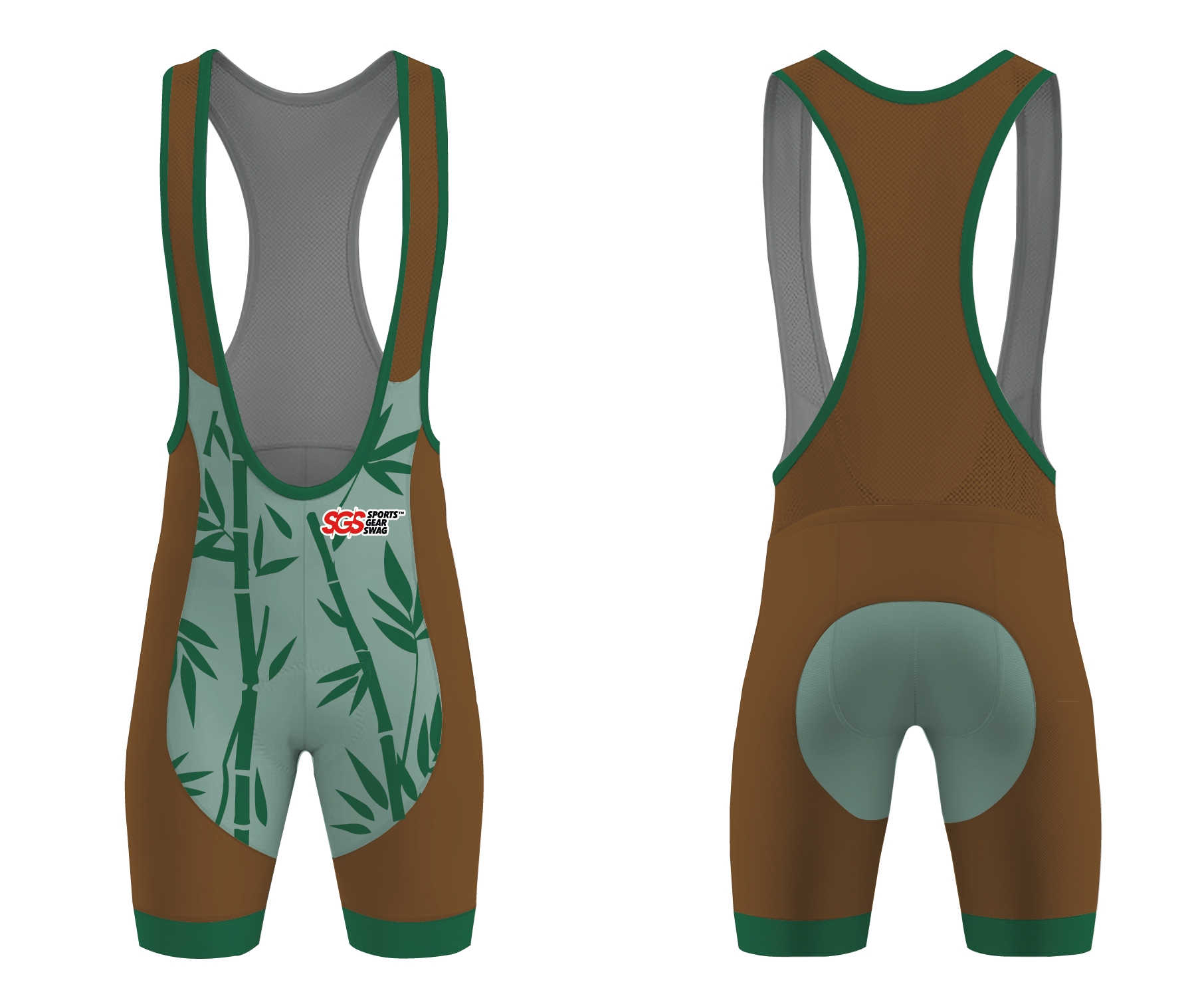 Custom forestline adult youth unisex cycling bib - Cycling-bibs