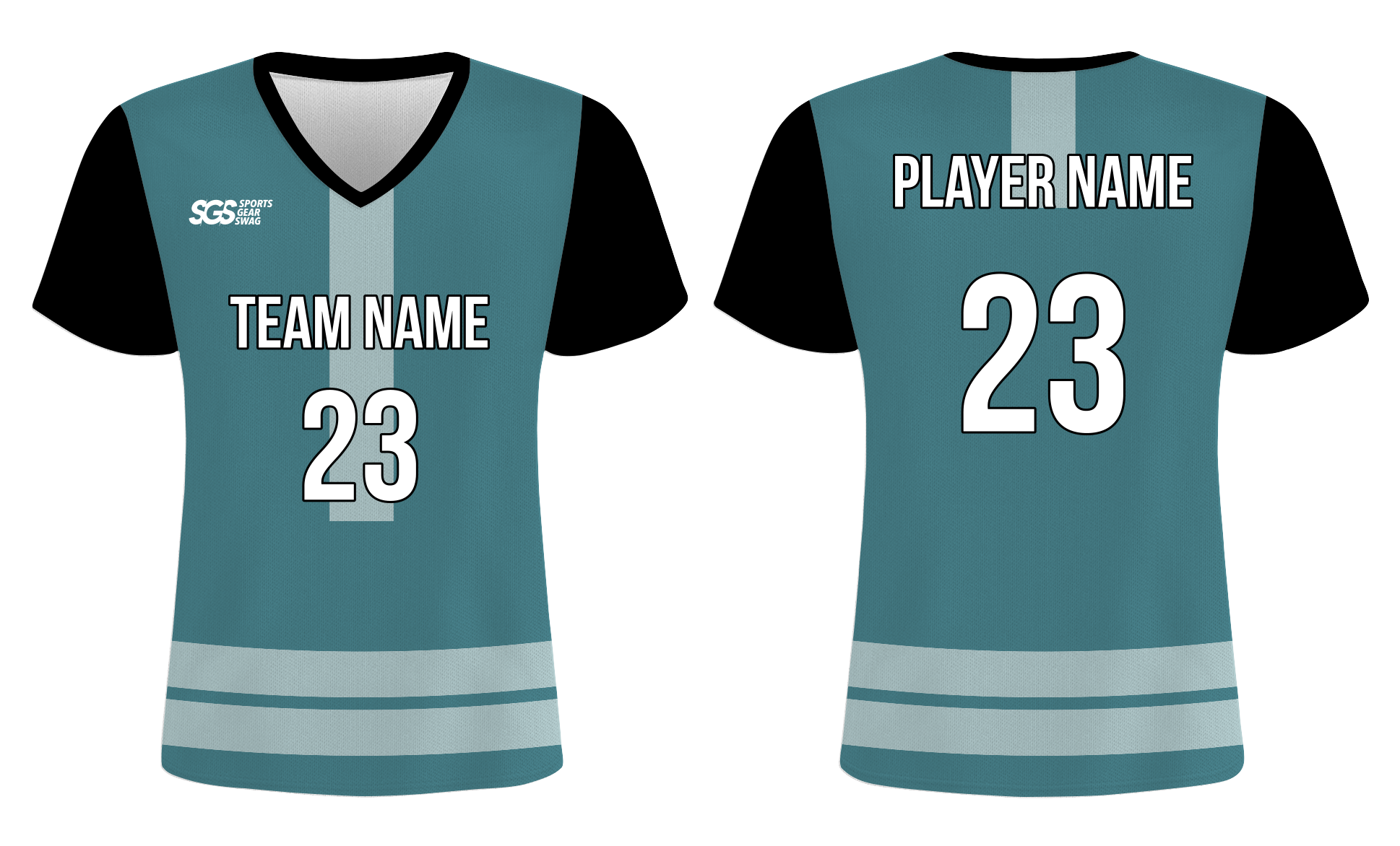Custom simple stripes adult youth soccer jersey - Jersey