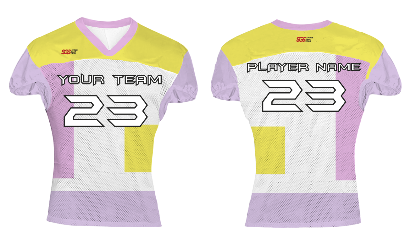Custom superb solids adult youth unisex football compress jersey - Jersey