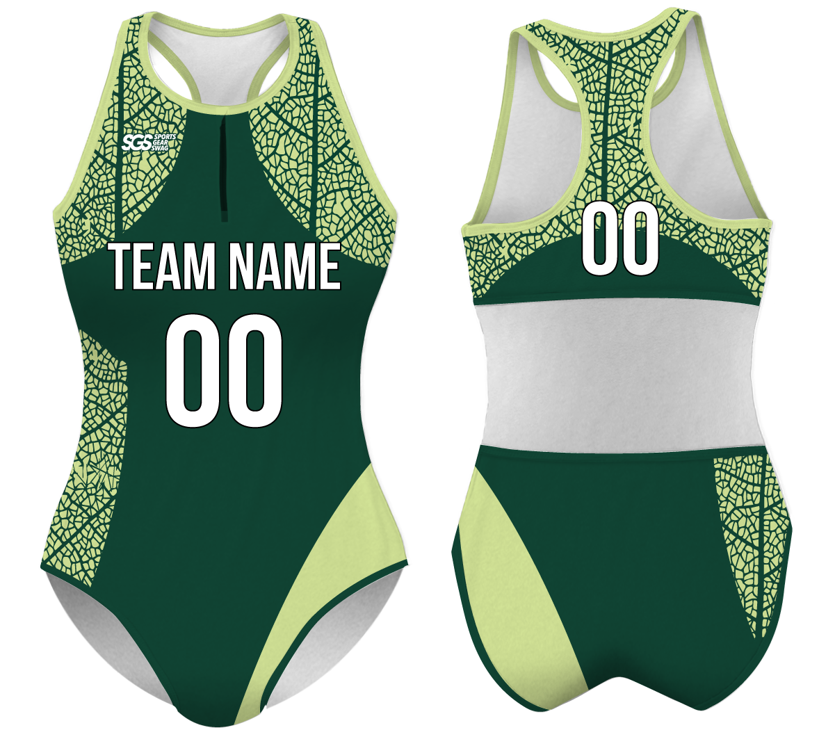 Custom water women speed suit greenery screen - Women-water-speed-suits