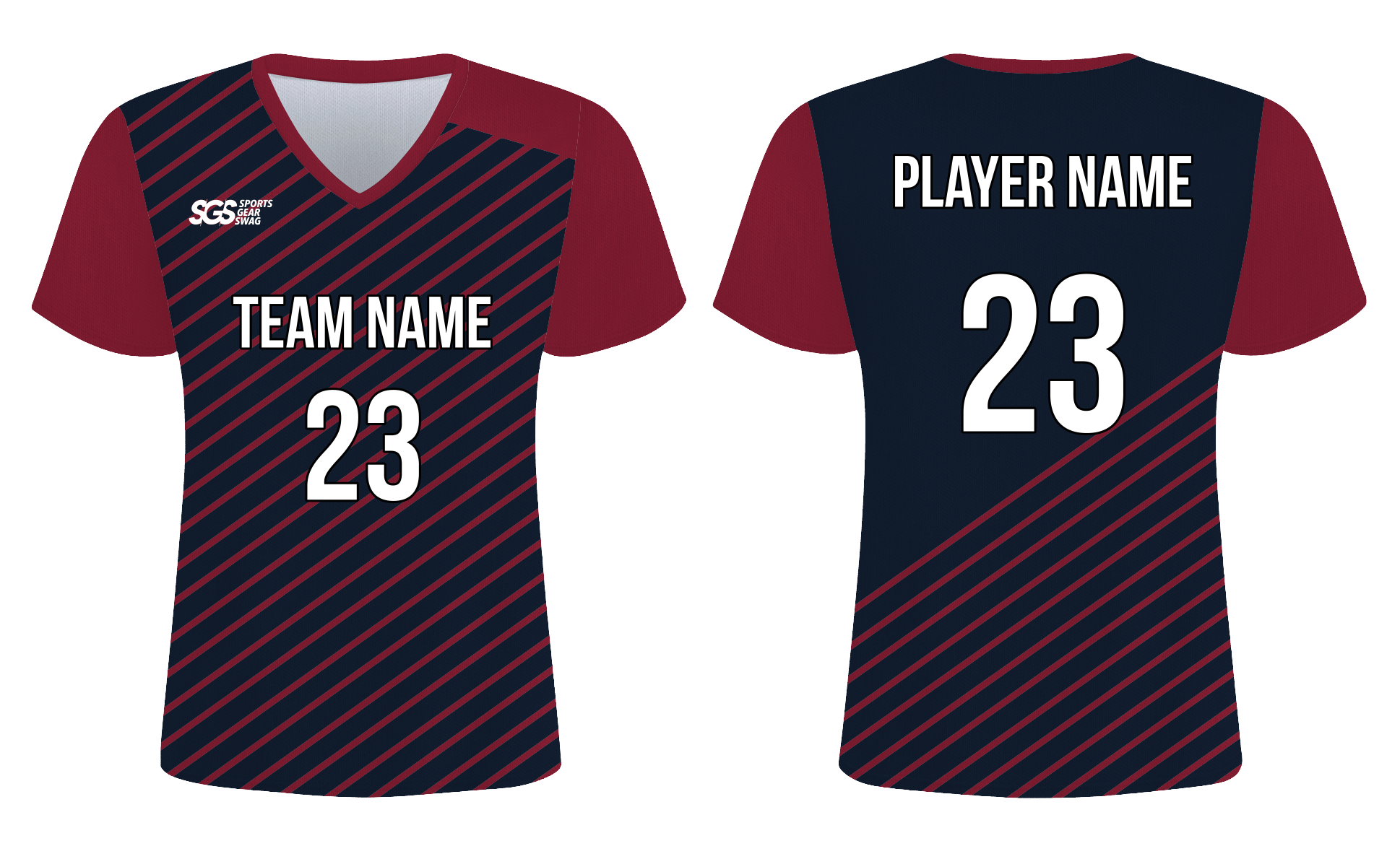 Custom transparent lines adult youth soccer jersey - Jersey