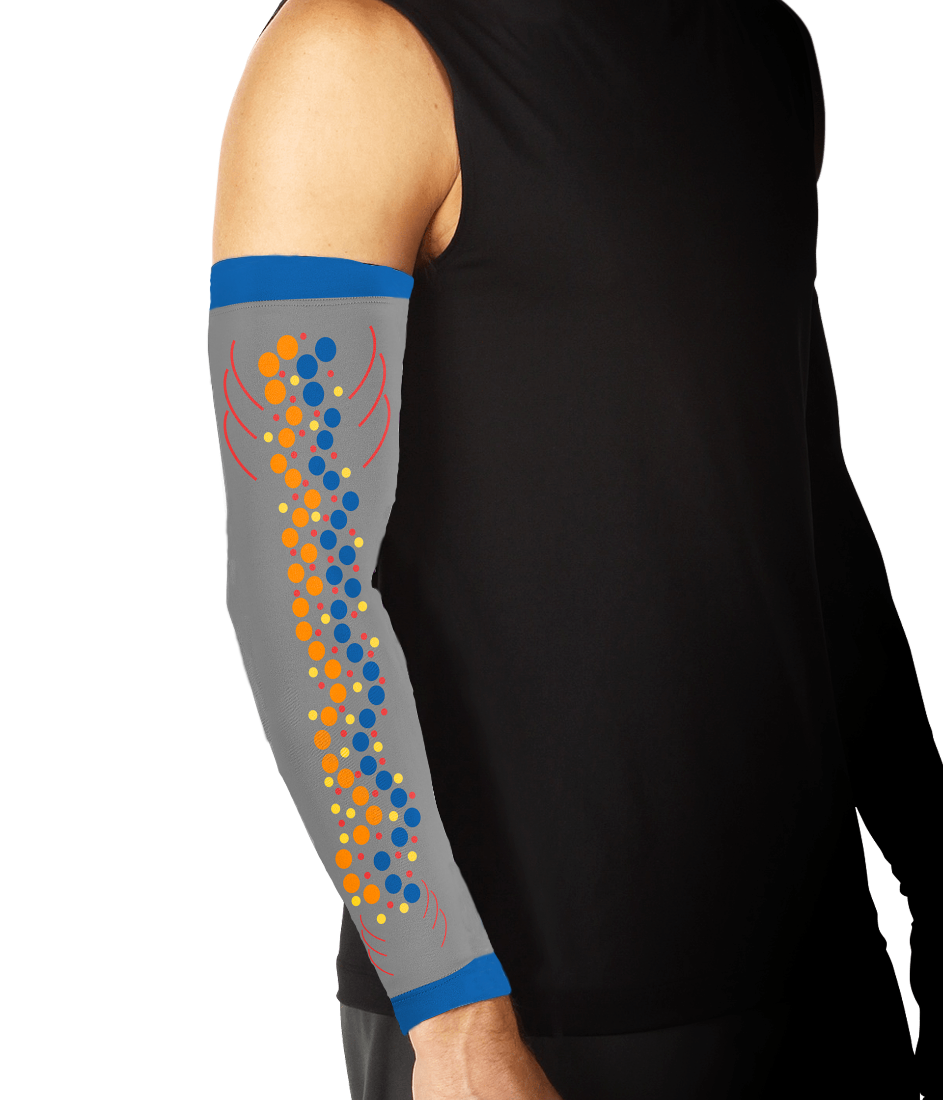 Custom row dotted adult youth unisex full arm sleeve - Arm-sleeve